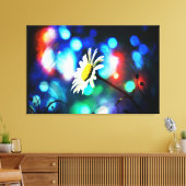 Daisy Pop 3-Panel-Wrapped Canvas Leinwanddruck (Insitu (Wohnzimmer))