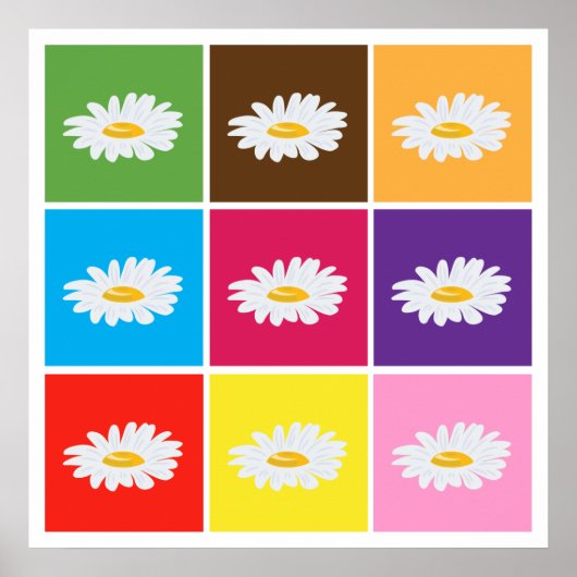 daisy Pop Art Poster AB 8.99 (Vorne)