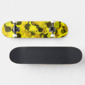 Daisy Pop Art Skateboard (Horizontal)