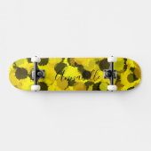 Daisy Pop Art Skateboard (Horizontal)