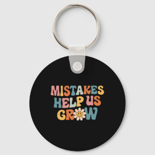 Daisy Positive Growth Mindset Retro Teacher Back T Schlüsselanhänger
