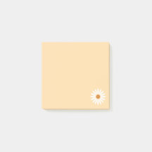 Daisy Post It Notes / gelb