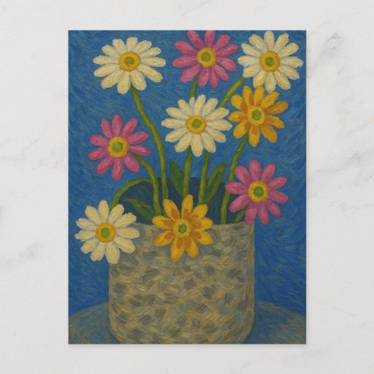 Daisy Postcard Postkarte (Vorderseite)