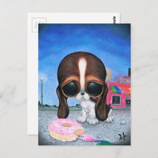 Daisy Postkarte (Vorne/Hinten)