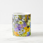 Daisy ,Primrose, Daffodil Flowers Kaffeetasse (Mittel)