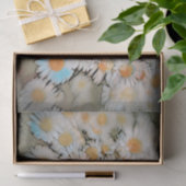 Daisy Print White Blumen Art Decoupage Seidenpapier (Geschenk)