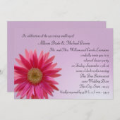 Daisy Probe Dinner Einladung (Vorne/Hinten)