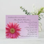 Daisy Probe Dinner Einladung (Stehend Vorderseite)