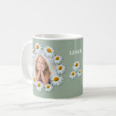 Daisy-Rahmen, Hinzufügen von Foto und Text Kaffeetasse (Vorderseite Links)