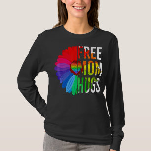 Daisy Rainbow Free Mama Hugs Lgbt Gay Pride Monat T-Shirt