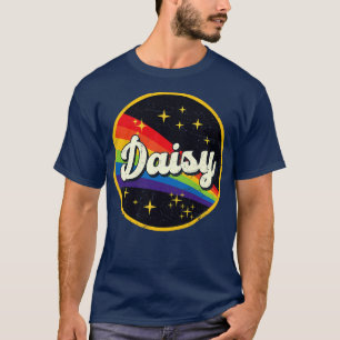 Daisy Rainbow in Space Vintag GrungeStyle T-Shirt