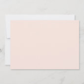 Daisy Rainbow Peach Pink Birthday Einladung (Rückseite)