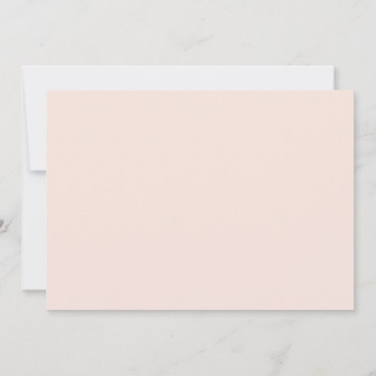 Daisy Rainbow Peach Pink Birthday Einladung (Rückseite)