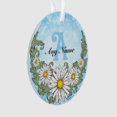 Daisy-Rand-Monogramm Ornament (Vorderseite)