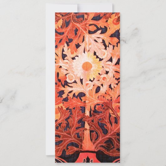 DAISY, Red Brown Schwarz-weiß Floral Blätter Ankündigung (Vorderseite)