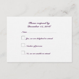 Daisy Respond Card: Wäsche 3,5" x 5" 3,5" x 5"