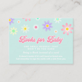 Daisy Retro Baby Showbücher für Baby Begleitkarte