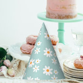 Daisy Retro birthday party hats Partyhütchen