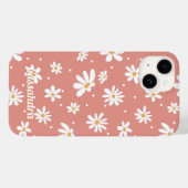 Daisy Retro Hippie 1960er 1970er Case-Mate iPhone Hülle (Rückseite (Horizontal))