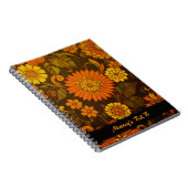 Daisy Retro Print Custom Notebooks Notizblock (Rechte Seite)