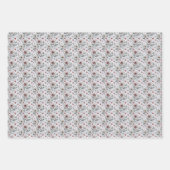 Daisy, Rose mit kleinen roten Herzen für Entweidun Geschenkpapier Set (Vorderseite)