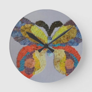 Daisy Runde Wanduhr