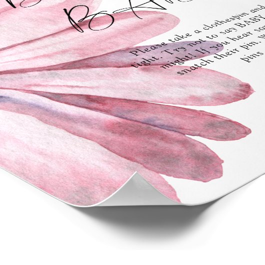 Daisy - Sag kein Baby Poster (Ecke)