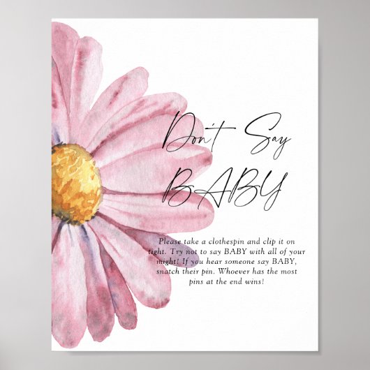 Daisy - Sag kein Baby Poster (Vorne)
