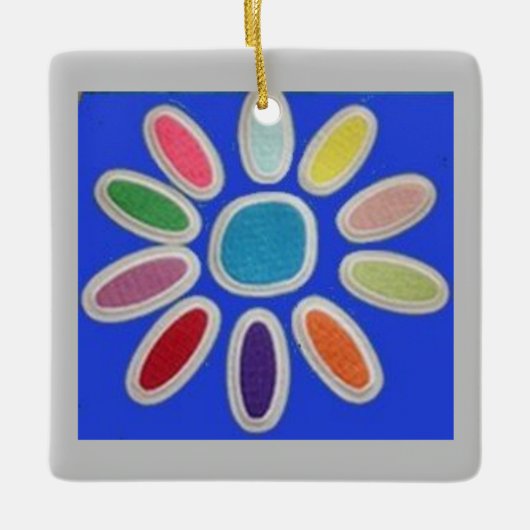 Daisy Scout Keramik Ornament (Vorderseite)