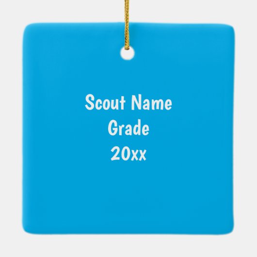 Daisy Scout Weihnachtsschmuck (Rückseite)