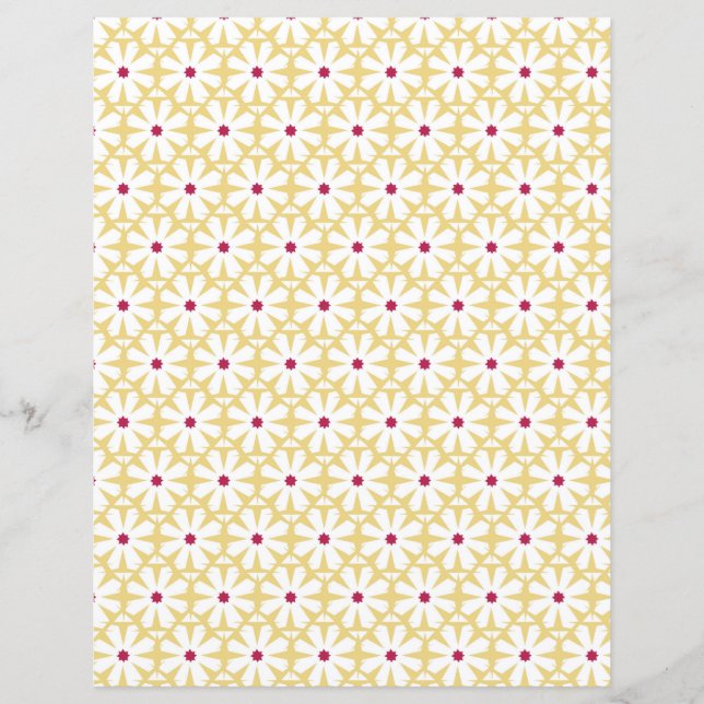 Daisy Scrapbooking Paper (Vorderseite)