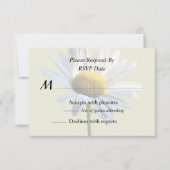 Daisy Shadow und Light RSVP Karte (Vorderseite)