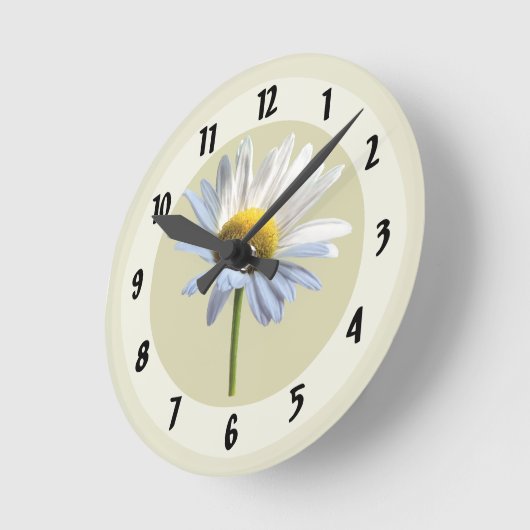Daisy Shadow und Light Runde Wanduhr (Winkel)