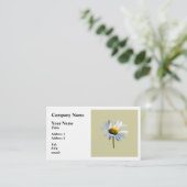 Daisy Shadow und Light Visitenkarte (Stehend Vorderseite)