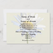 Daisy Shadow und Light Wedding Supplies Einladung (Vorderseite)