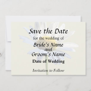 Daisy Shadow und Light Wedding Supplies Save The Date