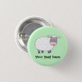 Daisy Sheep Button (Vorne & Hinten)