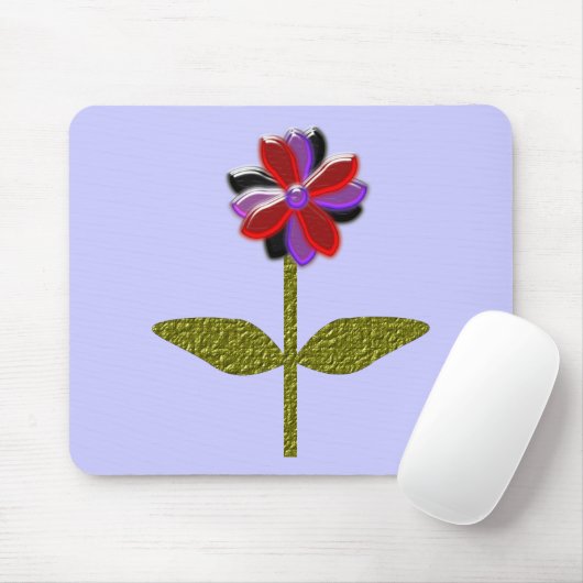 Daisy Shining Plastic Mousepad (Mit Mouse)