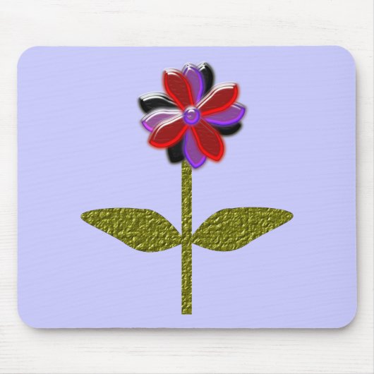 Daisy Shining Plastic Mousepad (Vorne)
