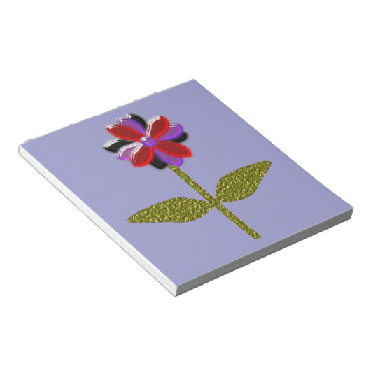Daisy Shining Plastic Notepad Notizblock (angewinkelt)