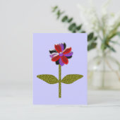 Daisy Shining Plastic Postcard Postkarte (Stehend Vorderseite)