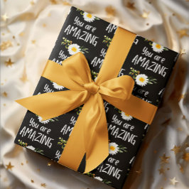 Daisy Sie sind Phantastische Papierblätter Geschenkpapier Set