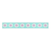 Daisy Simple Aquamarin Ripsband (Vorderseite)