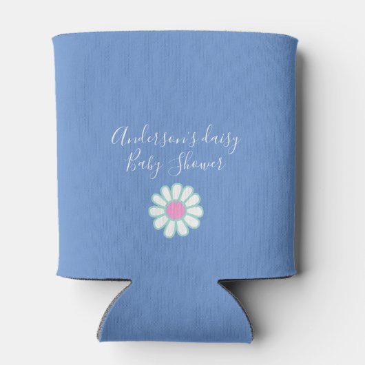 Daisy Simple Blue Foto Dosenkühler (Rückseite)