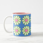 Daisy Simple Blue Zweifarbige Tasse (Links)