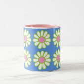 Daisy Simple Blue Zweifarbige Tasse (Mittel)