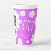 Daisy Simple Foto Violet Milchtasse (Vorderseite)