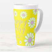 Daisy Simple Foto Yellow Milchtasse (Rechte Ecke)