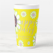 Daisy Simple Foto Yellow Milchtasse (Vorderseite)