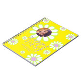 Daisy Simple Foto Yellow Notizblock (Linke Seite)